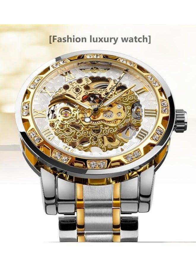 Winner Watches for Men Watch Stainless Steel Luxury Luminous Water Resistant Automatic Mechanical Wristwatch 8012 RGWT - Image 2